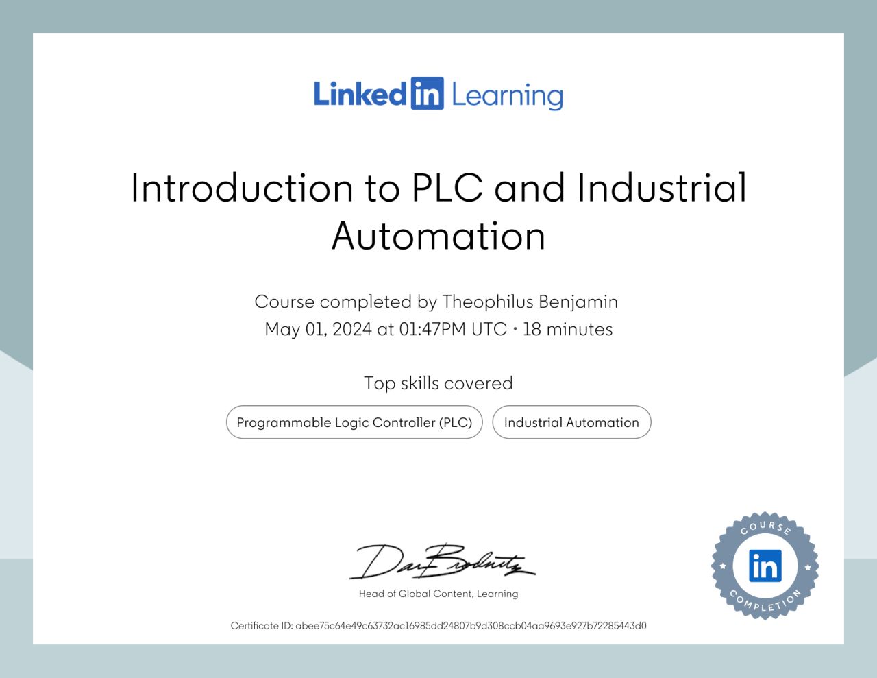 Introduction to PLC and Industrial Automation